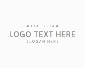 Luxury Diamond Wordmark Logo