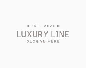 Luxury Diamond Wordmark logo design