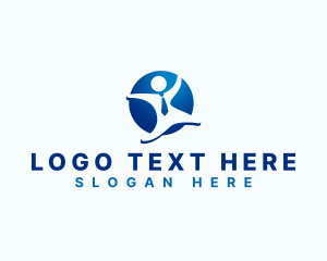 Venture - Human Professional Employee logo design