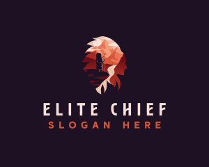 Tribal Chief Warrior logo design