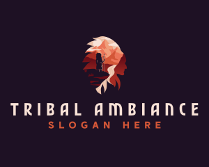 Tribal Chief Warrior logo design