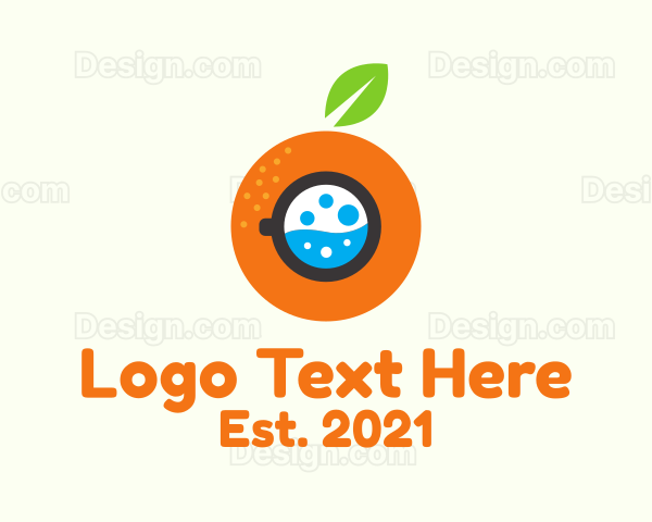 Orange Washing Machine Logo