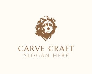 Mediterranean Human Sculpture  logo design