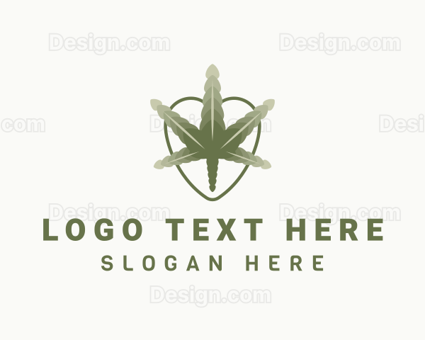 Cannabis Leaf Plant Logo