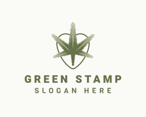 Cannabis Leaf Plant logo design