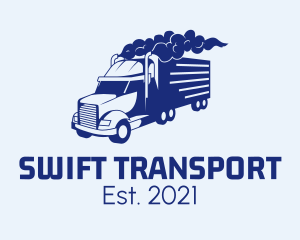 Haulage Transport Truck logo