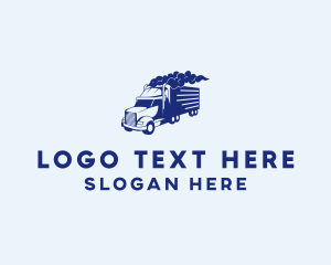 Haulage Transport Truck logo