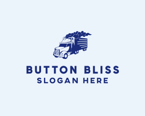 Haulage Transport Truck logo design