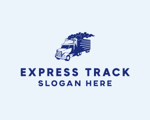 Haulage Transport Truck logo design