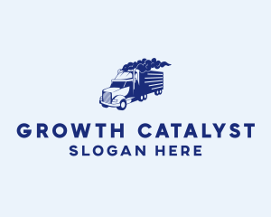 Haulage Transport Truck logo design