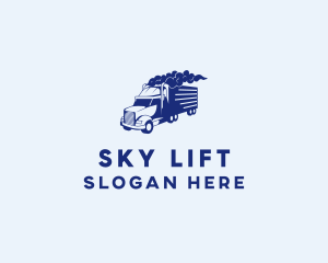 Haulage Transport Truck logo design