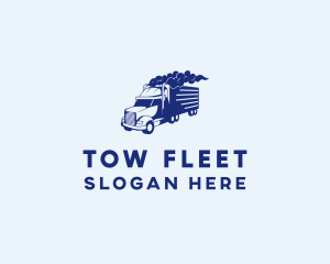 Haulage Transport Truck logo