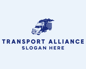 Haulage Transport Truck logo