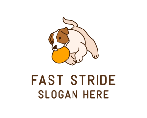 Frisbee Dog Running logo