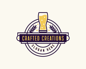 Liquor Beer Pub logo design