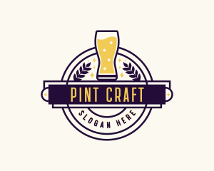 Liquor Beer Pub logo design