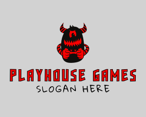 Demon Game Player logo design