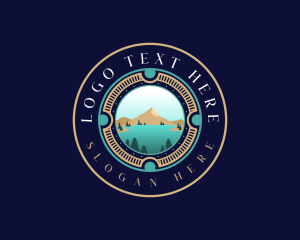 Mountain Lake Scenery logo