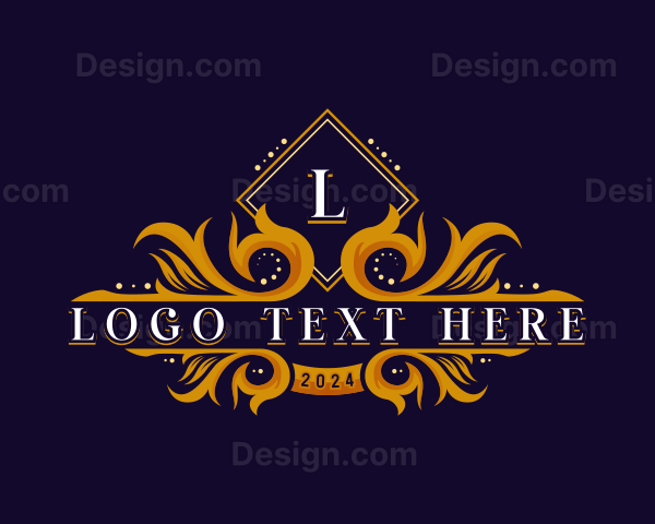 Luxury Ornamental Crest Logo