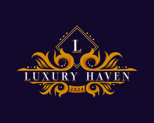 Luxury Ornamental Crest logo design