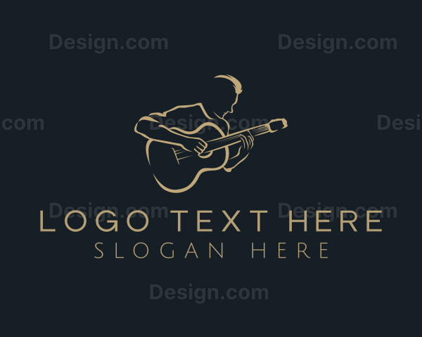 Guitar Musician Instrument Logo