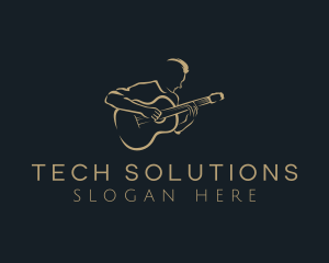 Guitar Musician Instrument logo