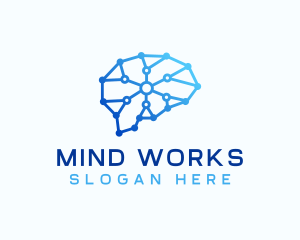 AI Brain Network logo design