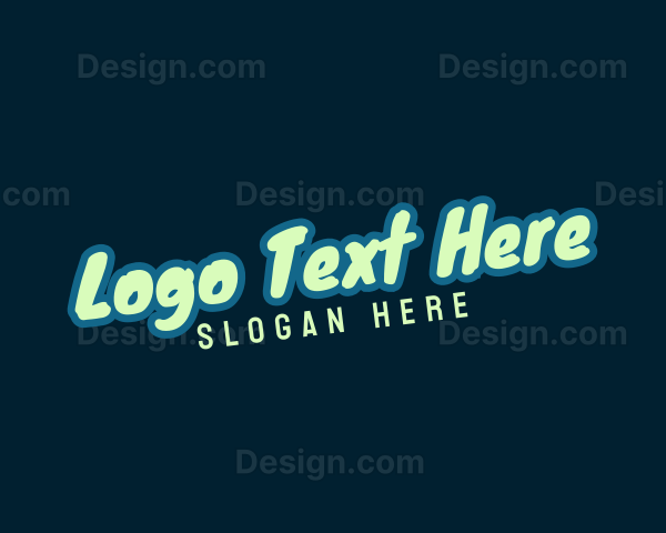 Fun Outlined Cartoon Logo