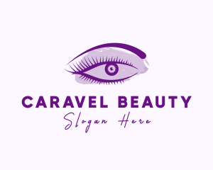 Watercolor Eye Beauty logo design