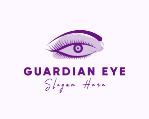 Watercolor Eye Beauty logo design