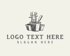 Backyard Potted Garden logo