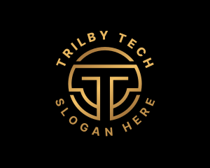 Tech Crypto Letter T logo design