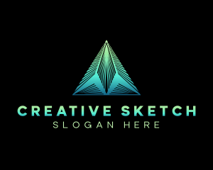 Studio Creative Pyramid logo design