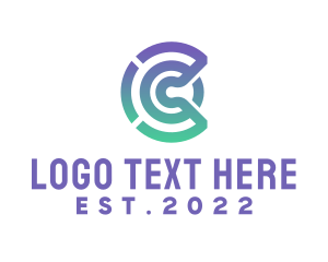 Communication - Business Letter C Outline logo design