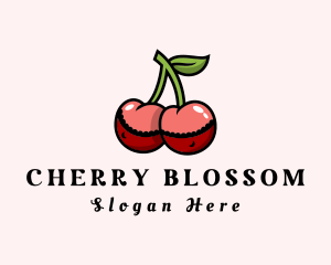 Erotic Cherry Boobs logo design