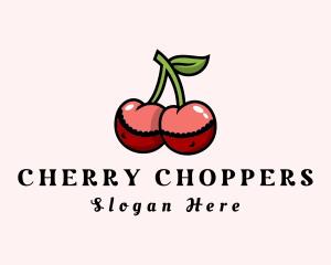 Erotic Cherry Boobs logo design