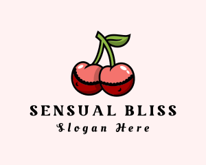 Erotic Cherry Boobs logo design