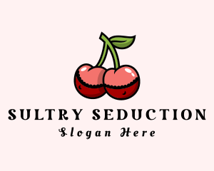 Erotic Cherry Boobs logo design