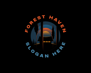 Camping Forest Woods logo