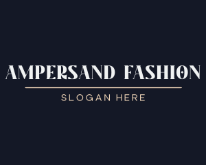 Elegant Minimalist Fashion logo design