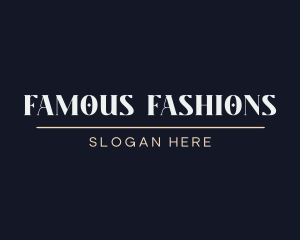 Elegant Minimalist Fashion logo design