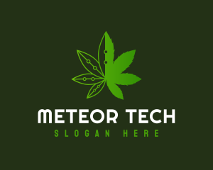 Weed Tech Herb logo design