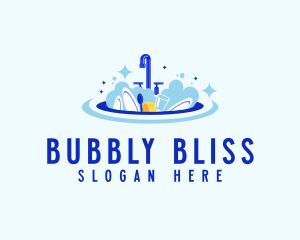 Clean Dishwasher Faucet logo design