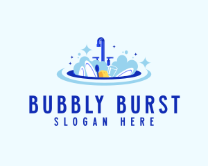 Clean Dishwasher Faucet logo design