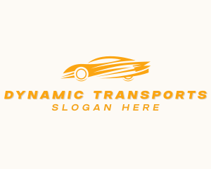 Fast Sports Car Transportation logo design