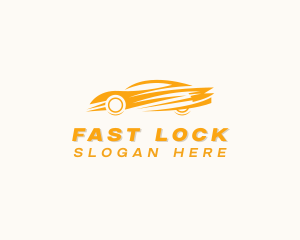 Fast Sports Car Transportation logo design