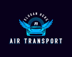 Automotive Car Wings logo design