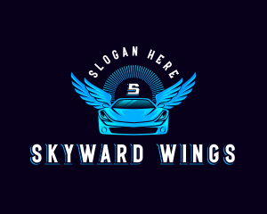 Automotive Car Wings logo design