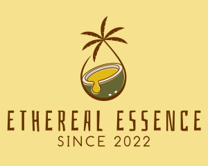 Tropical Coconut Oil logo design