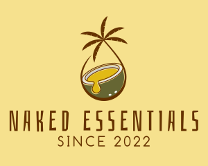 Tropical Coconut Oil logo design